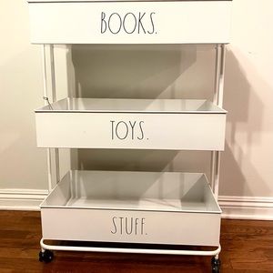 Rae Dunn rolling cart